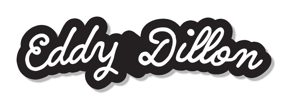 EDDY DILLION LARGE STICKER